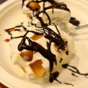 profiterole al cioccolato bianco